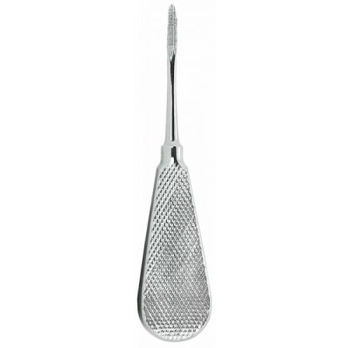 Элеватор стоматологический N1 прямой заостренный рифленный, 3,6 мм